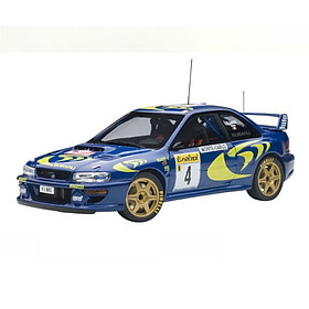 Xe Mô Hình Subaru Impreza Wrc 1997 #4 Piero Liatti/Fabriziapons (Rally Of Monte Carlo) 1 1:18 Autoart - 89791 (Xanh)