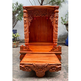 Bàn thờ thần tài ông địa 56 x 81cm, ngăn kéo lớn, có đôn