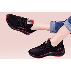 Giầy sneaker nữ phong cách thể thao buộc dây 202