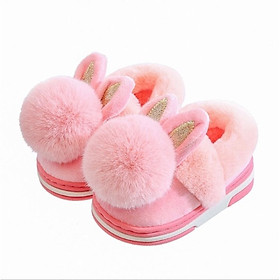 Giày bốt cho bé gái và bé trai giày giữ ấm thỏ con, gấu con xinh xắn