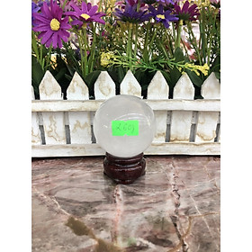 Mua Quả cầu phong thủy đá thạch anh trắng - Đường kính 5cm  5 2cm  5 3cm  5 4cm  5 5cm và 5 6cm