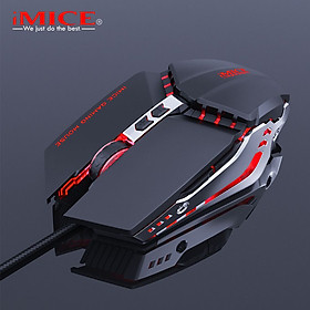Mua Chuột chơi game IMICE T80 kết nối USB dây dù dài 1m vỏ kim loại độ phân giải 1200/2400/3600DPI - hàng chính hãng