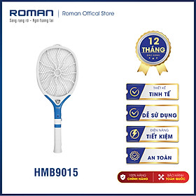 Mua Vợt bắt muỗi Roman ELG9015 tích hợp đèn LED công suất 1W  có móc treo tiện lợi + Pin sạc dung lượng lớn + Chất liệu nhựa cao cấp