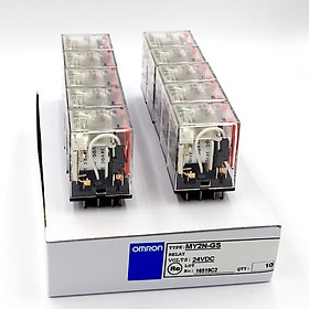 Combo 10 Rơ Le Omron MY2N-GS DC24. Hàng chính hãng
