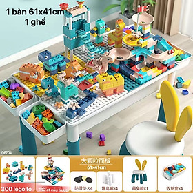 Mua  TẶNG 610 MẢNH GHÉP  Bàn xây dựng đa chức năng  đồ chơi lắp ráp  xếp hình cho bé SIZE ĐẠI