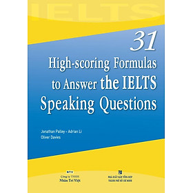 [Download Sách] 31 High-scoring Formulas To Answer The IELTS Speaking Questions ( Tặng Kèm Bút )