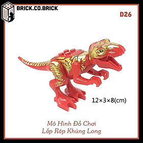 Hình ảnh Mô Hình Khủng Đồ Chơi Lắp Ráp Long Bạo chúa Thằn Lằn Sấm Động Vật minifig Dinosaur Size nhỏ JM032-036