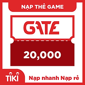 Mã thẻ game gate 20k