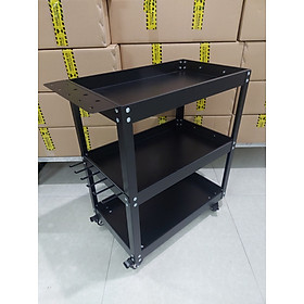 Mua Xe đẩy dụng cụ  đồ nghề 3 tầng sơn tĩnh điện có bánh xe 360 độ có khóa