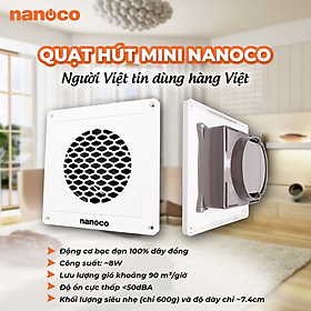 Mua Quạt Thông Gió Mini Nanoco NMV1421 - Hàng Chính Hãng