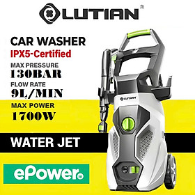 Máy Xịt Rửa Xe Cao Áp Rửa Xe Bọt Tuyết Lutian ePower 220V 1700W 130Bar Máy Rửa Xe Chất Lượng Cao Dành Cho Gara Gia Đình
