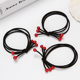 Dây cột tóc nữ hạt chery, nesa shop, dễ thương phong cách hàn quốc