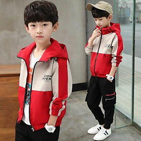 áo khoác bé trai bé gái dù 2 lớp size đại đẹp in hình dễ thương phối màu cute cho trẻ HD247 D521