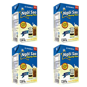 COMBO 4 HỘP CREAMER ĐẶC NGÔI SAO PHƯƠNG NAM XANH BIỂN - HỘP GIẤY 1284G