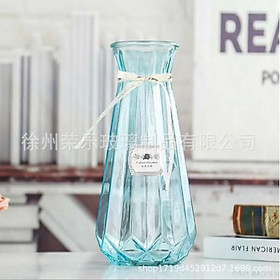 Mua Lọ Hoa Thủy Tinh Múi Khế lục giác phong cách Bắc Âu Cổ Thắt Nơ