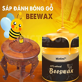 Sáp ong Beewax lau đánh bóng sàn đồ gỗ nội thất 3 tác động làm mới chống thấm nước