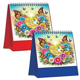 LỊCH TẾT 2026 - Lịch Để Bàn Đứng Chữ A 2026 (19x17cm) (KV 5 Mẫu) - Màu Đế Ngẫu Nhiên