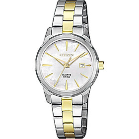 Đồng Hồ Nữ Citizen Dây Thép Không Gỉ EU6074-51D - Mặt Xà Cừ 