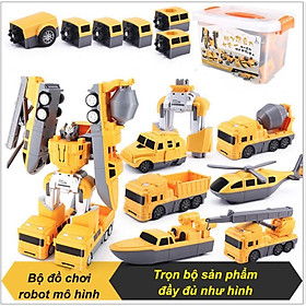 Đồ chơi lắp ráp Robot mô hình Magnetic CITY ENGINEERING 21pcs