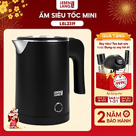 Mua Ấm siêu tốc mini Lebenlang LBL2319  công suất 600W  sôi nhanh trong 4 phút  nhỏ gọn  dễ mang đi du lịch  bảo hành 2 năm - hàng chính hãng