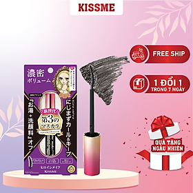 Mascara Không Trôi Giúp Giữ Nếp Cong Và Làm Dày Rậm Mi Kissme Heroine Make Dạng Màng Flim Nâng Cao (6G)