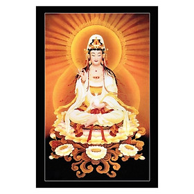 Tranh Phật Giáo Nam Mô Quan Thế Âm Bồ Tát 2211 (40 x 60 cm)