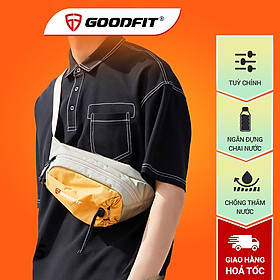 Túi bao tử, túi đeo chéo mini đựng điện thoại chính hãng GoodFit GF121RB túi đeo hông, túi đeo bụng ngăn rộng