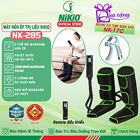 Máy Massage Chân, Nén Ép Túi Khí Bàn Chân Và Bắp Chân Nikio NK-285 - Hỗ Trợ Cải Thiện Đau Nhức, Tê Bì, Suy Giãn Tĩnh Mạch