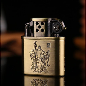 Mua Vỏ Hột Quẹt Bật Lửa Gas Dolphin HY-303 Họa Tiết Nhiều Hình Sang Trọng - Dùng Gas Đá Cao Cấp