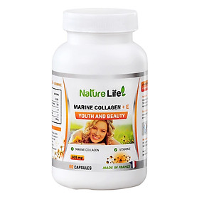 Viên Uống Marine Collagen +E Youth & Beauty NatureLife (60 viên)
