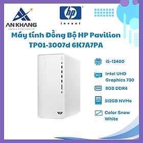 Mua Máy Tính Để Bàn HP Pavilion TP01-3007d 6K7A7PA ( i5-12400/ 8GB / 512GB / Intel Graphics /Wlan ac+BT /USB Keyboard & Mouse/ Win11 Home) - Hàng Chính Hãng - Bảo Hành 12T