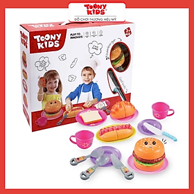 Đồ Chơi Bộ Nấu Ăn 30 TOONYKIDS - Đồ Chơi Nhà Bếp Cho Bé - It's Eating Time TN132 [Tặng Kèm Sticker]