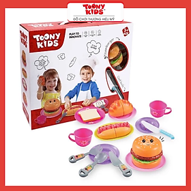 Đồ Chơi Bộ Nấu Ăn 30 TOONYKIDS - Đồ Chơi Nhà Bếp Cho Bé - It's Eating Time TN132