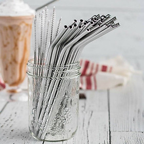 Bộ 4 Ống Hút Inox (Ống Hút Thép)