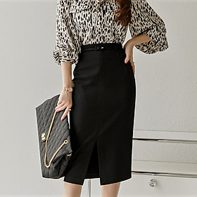 Chân váy công sở dáng midi ️Váy dài bigsize nữ ️Hàng thiết kế thanh lich công sở storevanshop CV003A