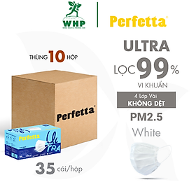 Thùng 350 Cái Khẩu Trang Y Tế Perfetta Ultra 4 Lớp Ngăn Bụi Pm2.5