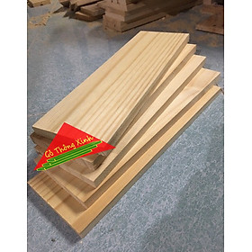 Mua Bó 5 tấm gỗ thông mới đẹp dài 25cm  rộng 9cm  dày 1.3cm dùng làm kệ  ốp tường  trang trí