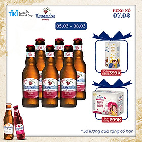 Lốc 6 Chai Bia Hoegaarden Rosée (248ml x 6 Chai)