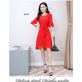 ĐẦM VOAN ĐUÔI TÔM CAO CẤP DRESS59QU