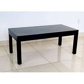 Bàn Sofa Gỗ Cao Su, Bàn Ăn Ngồi Bệt 120x60 cm Màu Đen - Gỗ Song Bản