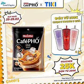 Túi Cà phê Phố Sữa Đá Gold - MacCoffee (bịch 30 gói x 29g)