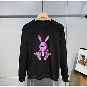 Áo thu đông chất đẹp, Áo sweater nam cao cấp chất xịn in Thỏ Hồng hot trend mã NZ690