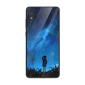 Ốp lưng dành cho điện thoại Samsung Galaxy M in họa tiết Cô gái nhỏ ngắm những vì sao trên bầu trời đêm