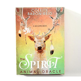 Bộ Bài Spirit Animal Oracle 68 Lá Bài Tặng File Tiếng Anh Và Đá Thanh Tẩy B4