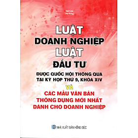 Sách Luật Doanh Nghiệp Sửa Đổi - Luật Đầu Tư Luật Quản Lý Và Sử Dụng Vốn Nhà Nước