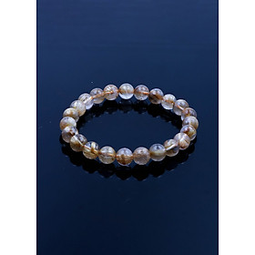 Vòng tay Đá Thạch anh Tóc Vàng by Anqlo Lusso 8mm-5A