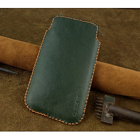 Bao Da Túi Rút  dành cho Iphone 12 Mini Da Bò