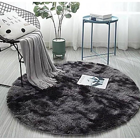 Mua Thảm bali tròn  thảm Lông Loang Tròn Trang Trí Cao Cấp Chống Trơn Trượt - ( Đường Kính 1M x 1M )