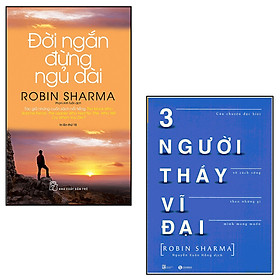 Hình ảnh Combo Đời Ngắn Đừng Ngủ Dài Và Ba Người Thầy Vĩ Đại