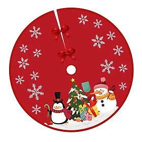 Christmas Tree Skirt 90cm Christmas Decoration for Home Decor Festival Party